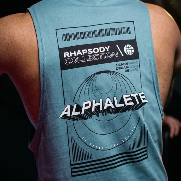 เสื้อกล้าม ALPHALETE #1 / Gym Fashion ผ้าคอตตอน ใส่ออกกำลังกาย ไม่อมเหงื่อ ผ้านิ่มใส่สบาย ระบายอากาศ