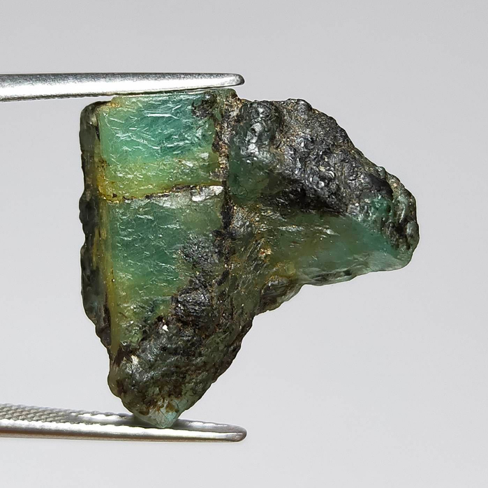 พลอย ก้อน ดิบ มรกต เอมเมอรัล ธรรมชาติ แท้ ( Unheated Natural Emerald ) หนัก 17.71 กะรัต