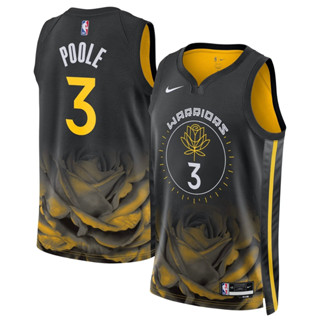 เสื้อบาสเกตบอล NBA ,Jordan poole ทีม Golden State Warriors Icon Edition 2022/23 (กล้ารับประกันคุณภาพ)