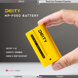 Deity NP-F550 Lithium-ion Battery แบตเตอรี่พกพา สำหรับจอมอนิเตอร์ LED Timecode Unit ประกัน 1 ปี