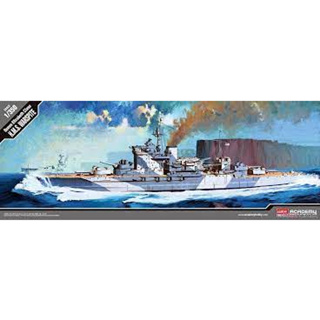 พลาสติก โมเดล ประกอบ ACADAMY MINICRAFT สเกล 1/350 Queen Elizabeth Class HMS Warspite (14105)