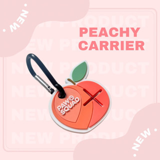 PAWSQUAD Peachy Carrier | ที่ห้อยถุงขยะลายพีช พวงกุญแจลายพีช