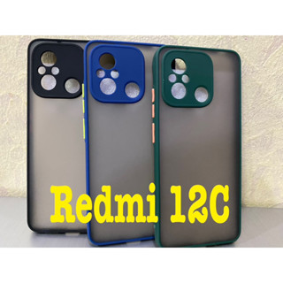 Redmi 12C✨ใหม่✨เคสขอบนิ่มหลังแข็งขุ่นคลุมกล้อง ForRedmi 12C