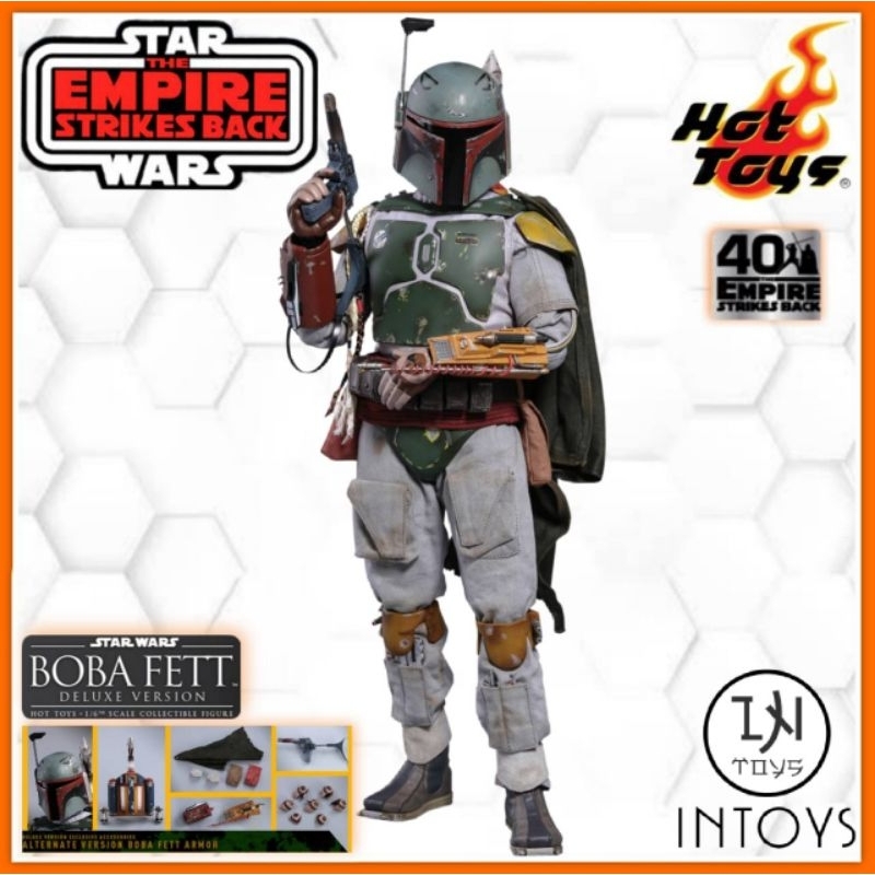 HOT TOYS -​ BOBA FETT 40th -​ MMS574 : STAR WARS EPISODE 5 -​ THE EMPIRE STRIKES BACK 40th Anniversa