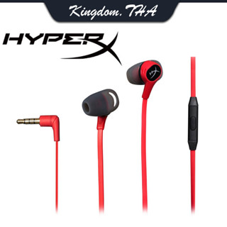 KDT HyperX Cloud Earbuds Gaming Headset Red หูฟัง หูฟังเกมมิ่ง ชุดหูฟังแบบมีสาย Hyperx Cloud EarBuds