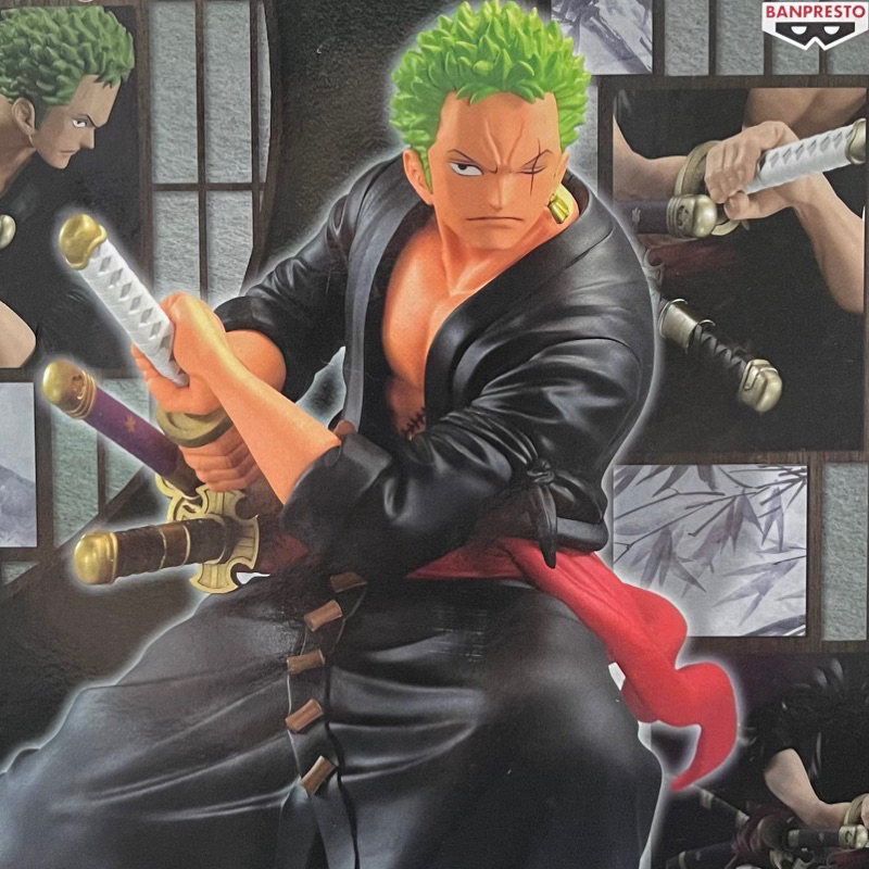 โมเดล ฟิกเกอร์ วันพีช โซโล มือ 1 ของแท้ 100% - Battle Record Collection Roronoa Zoro - Model Figure One Piece