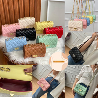 ❤️New collection❤️ ซีซี classic mini flap ต้อนรับซัมเมอร์ Size Pu premium