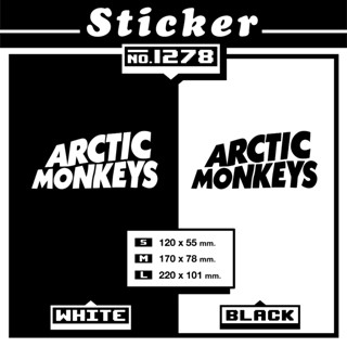 สติ๊กเกอร์ไดคัท Arctic Monkeys [Sticker PVC]