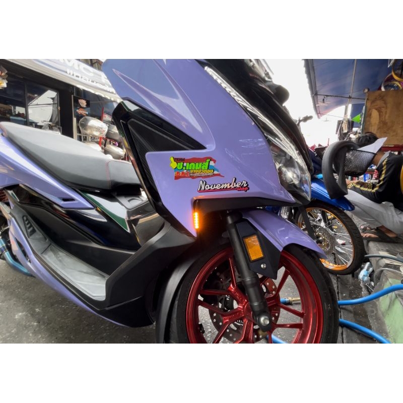 ไฟเลี้ยวแบบแปะ6ชิป ตรงรุ่น Forza350