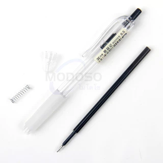 (ยกกล่อง) ปากกาเจล แบบกด ขนาด0.5mm รุ่นTG31072 ด้ามใสหุ้มยาง หมึกชนิดพิเศษผสมน้ำมันหล่อลื่น ผลิตภัณฑ์คุณภาพ#office #pen