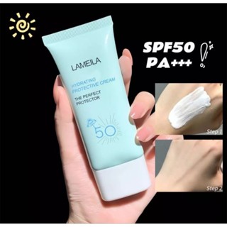 LAMEILA 3060 ครีมกันเเดด ป้องกันรังสียูวี UVA UVB นุ่มลื่นเกลี่ยง่าย กันน้ำ SPF50 PA+++