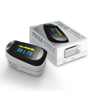 Pulse oximeter finger เครื่องวัดออกซิเจนปลายนิ้ว วัดอัตราการเต้นหัวใจ