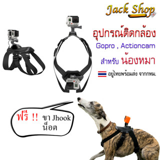 (🇹🇭พร้อมส่ง)อุปกรณ์ติดกล้องสุนัข คาดยึดลำตัว ยึดกล้องสำหรับสุนัขdog harness สายคาดอกสุนัข