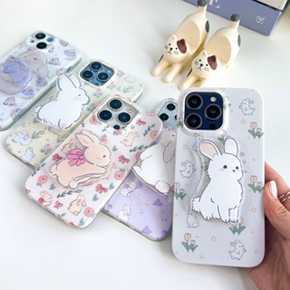 พร้อมส่ง🐰เคสไอริงกระต่าย + Griptok🥕สำหรับ iPhone case เคสกระต่าย x-12promax,13,13Pro,13Promax,14,14plus,14Pro,14Promax