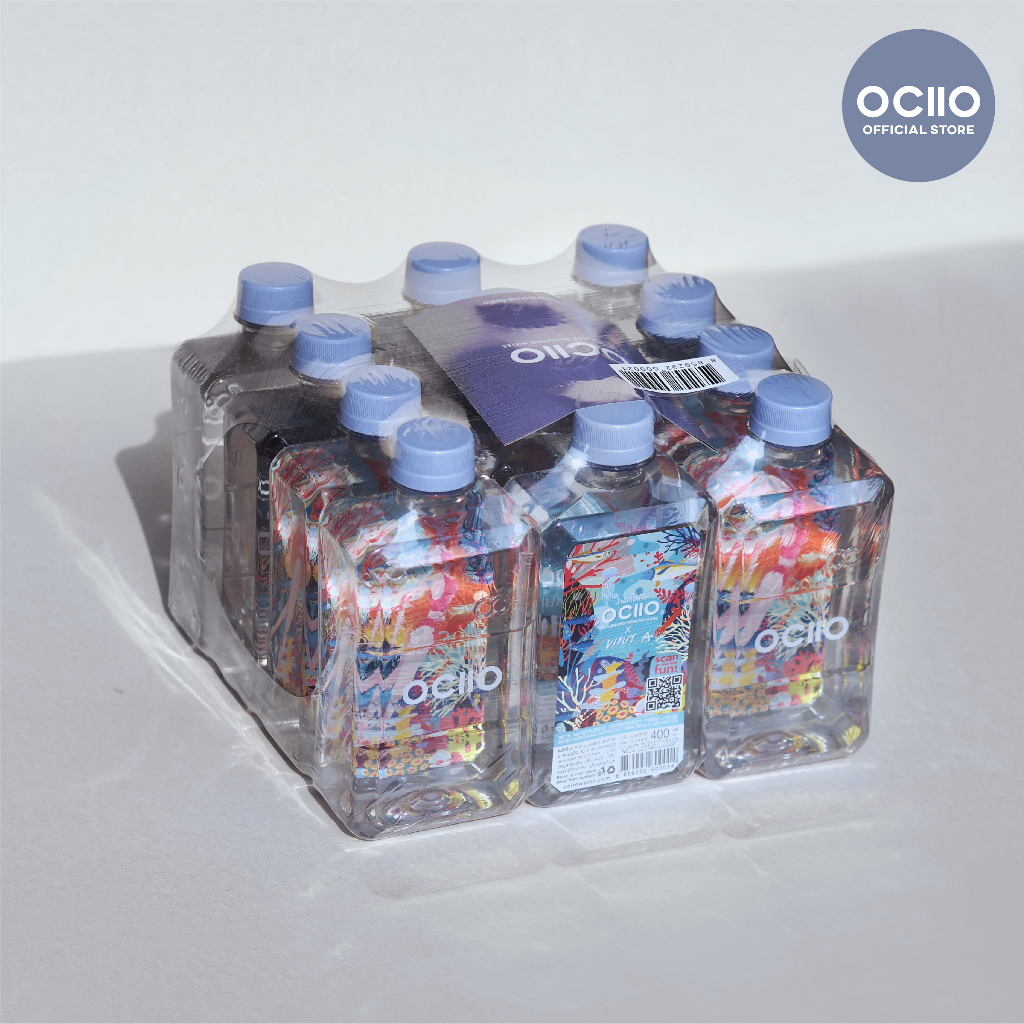 (400ml แพ็ค 12 ขวด) The Ocean Club, OCIIO โอซีโอน้ำดื่มออกซิเจน