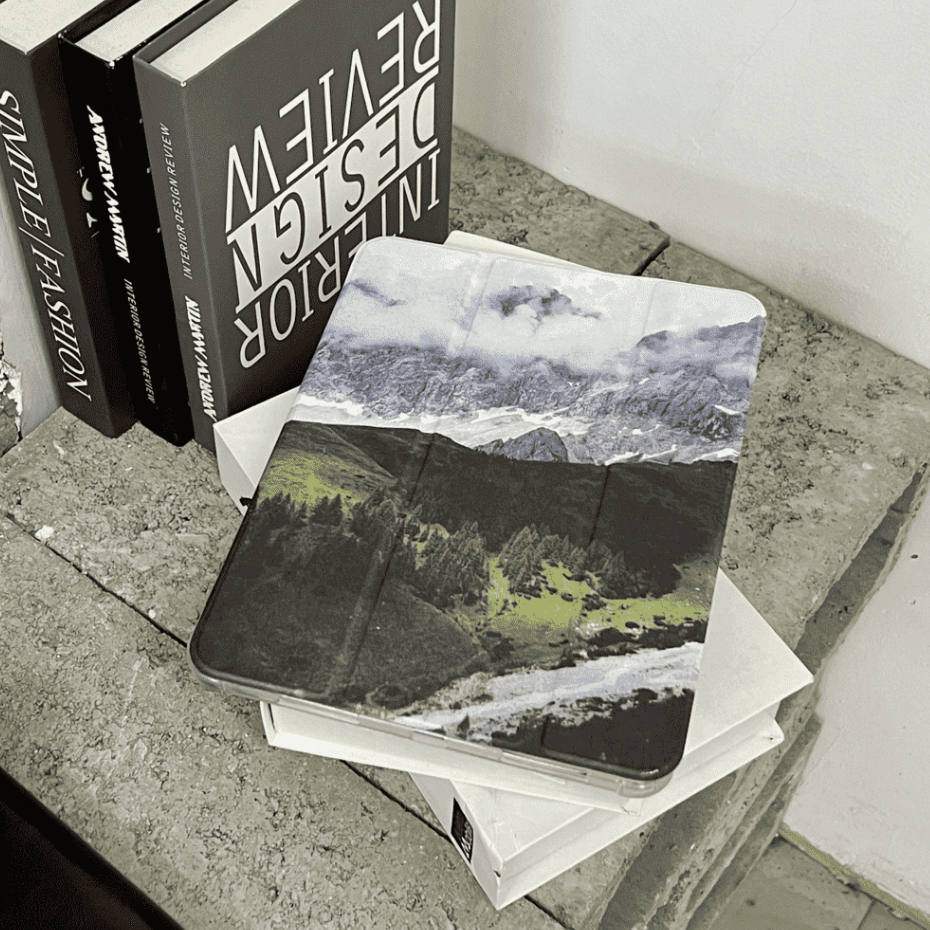 💫พร้อมส่ง💫เคสไอแพด Gen9 Air5 เคสiPad ทิวทัศน์ธรรมชาติ Gen8 AIR6 Air4 Case iPad มีที่เก็บปากกา Gen11 Air7 สไตล์เรียบง่า - รูปที่ 5