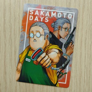 SAKAMOTO DAYS natsucomi 2022 🇯🇵 สติกเกอร์ 2 ชั้น/ด้านในเป็นรูปลายเซ็น ที่วาดขึ้นใหม่สุดลิมิเต็ด❗