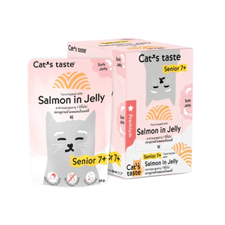 ( 48 ซอง ) อาหารเปียกแมว Cat’s Taste แมวสูงวัย 7 ปี+ ( 48 ซอง )