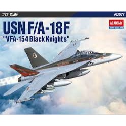 โมเดลเครื่องบิน Academy Model 1/72 AC12577 USN F/A-18F VFA-154 BLACK KNIGHTS