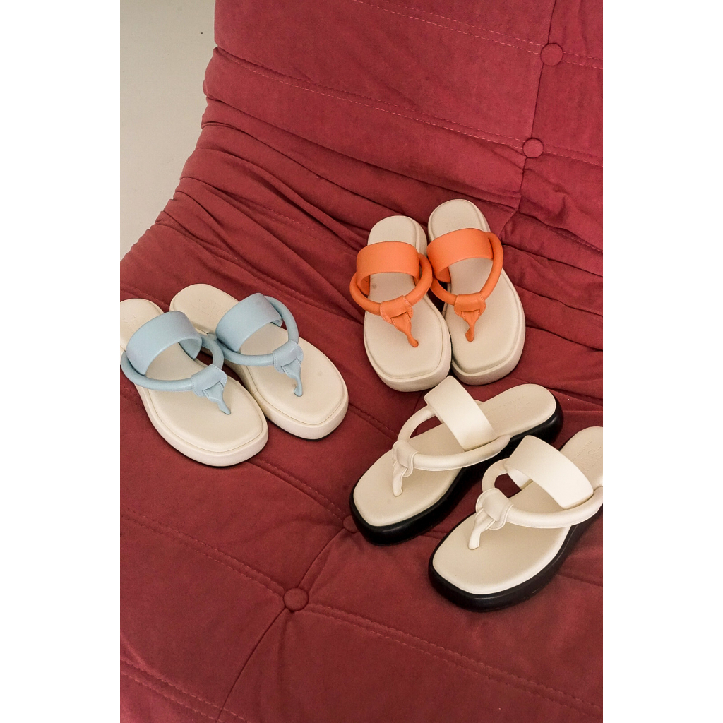 ไม่ผลิตเพิ่ม - Bubble Sandals | รองเท้าแตะส้นตึก 3.5 ซม
