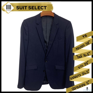 สูท Suit Select สีกรมท่าลายริ้ว ไซส์ Y6