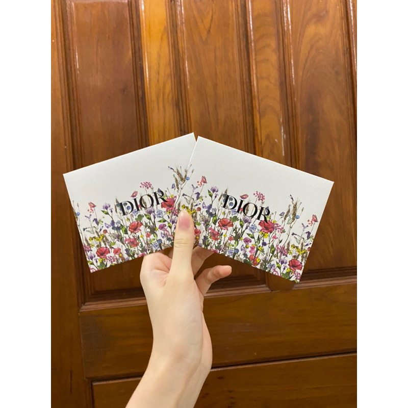 การ์ด Dior Flower ฉลอง SOLO JISOO BLACKPINK🌹แท้💯