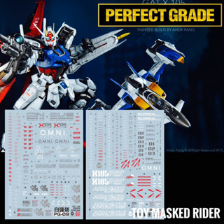 ดีคอลน้ำ DECAL PG 1/60 STRIKE/PG SKYGARSPER สะท้อนแสงแบล็คไลท์