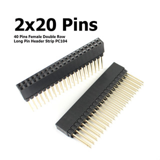 2x 10-40 Pin Female Double Row Long Pin Header Strip PC104 (Raspberry Pi )