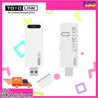 ตัวรับสัญญาณไวไฟ ยูเอสบีรับไวไฟ TOTOLINK Wireless USB Adapter AC1300 Dual Band A2000USM เปิดบิลภาษีได้ พร้อมจัดส่ง