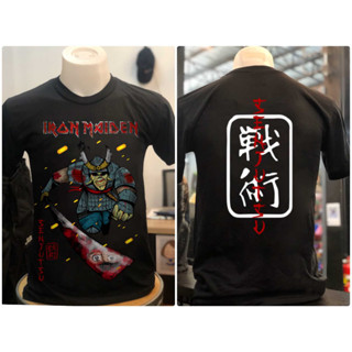 [จัดส่งด่วน] เสื้อยืดผู้ชาย IROM MAIDEN T SHIRT แฟชั่นพิมพ์ผ้าฝ้าย 100% 2023 ใหม่ - Bath Blood Fight M51