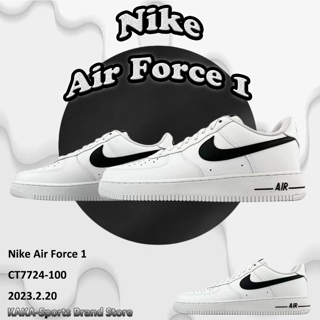 【จัดส่งฟรี】Nike Air Force 1 ของแท้ 100%,รองเท้ากีฬา,รองเท้าวิ่ง CT7724-100