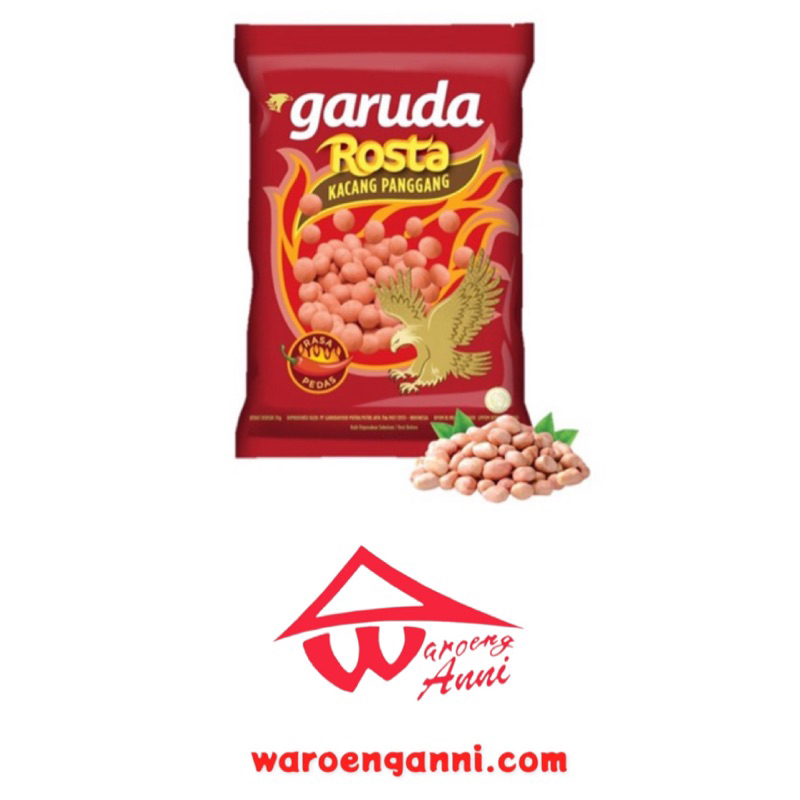 Indonesia Garuda Rosta Kacang Panggang Pedas Spicy , 90 gram