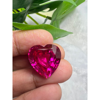 Lab Pink sapphire 15x15mm 1 pieces