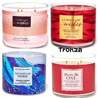 เทียนหอม 3 ไส้ Bath and Body Works A thousand wishes,YOURE THE ONE 3 Wick Candle