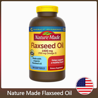 (Exp.10/2024)Nature Made Flaxseed Oil 1400 mg, 300 Softgels