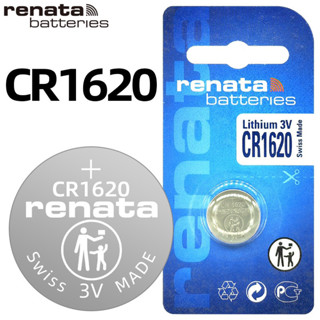 ถ่านกระดุม Renata Lithium 3V CR1620 แพค1ก้อน ของแท้