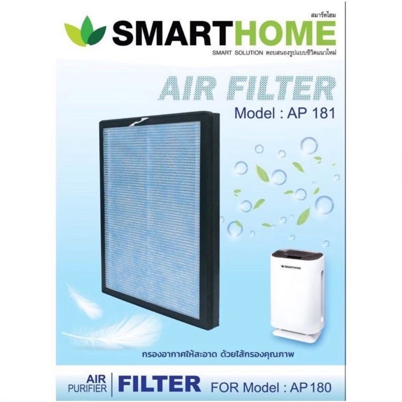 *เฉพาะไส้กรอง สำหรับเครื่องกรองอากาศ AP-180&AP-180UVตัวกรองHepa