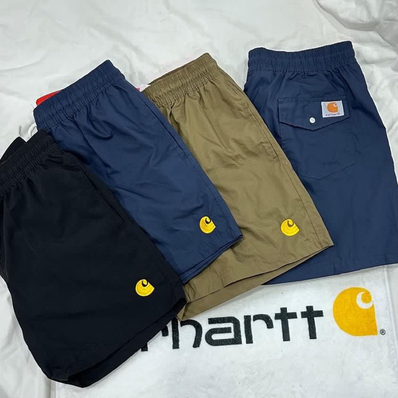 พร้อมส่ง‼️Carhartt WIP Logo Embroidered Swim Trunks