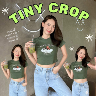 🍟Croptop - เสื้อยืดครอปเข้ารูป รวมลายน่ารักๆ พอดีตัว Y2K🪶