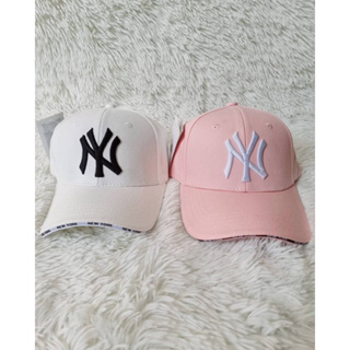 หมวก NY สีพื้น งานป้ายห้อย งานปัก🧢👒