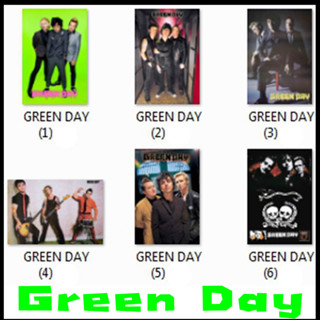 โปสเตอร์ วง Green Day (6แบบ) กรีนเดย์ บิลลี โจ วง ดนตรี รูป ภาพ ติดผนัง สวยๆ poster 34.5x23.5นิ้ว(88x60ซม.โดยประมาณ)