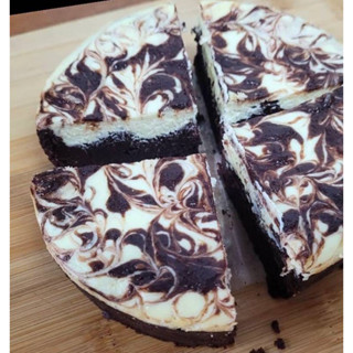 อรชร: White Bean &amp; Almond Rich Dark Chocolate Lemon Cream Cheese Cake (Flourless &amp; No Sugar Added)