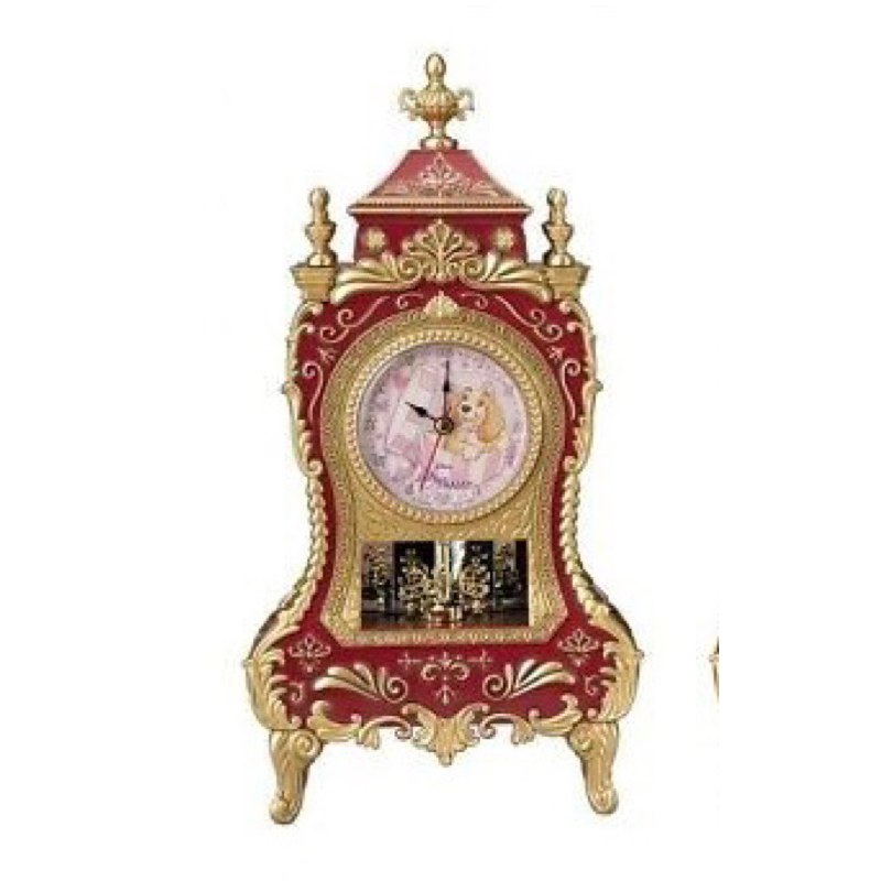 นาฬิกาตั้งโต๊ะvintage Disney clock Lady & Trump