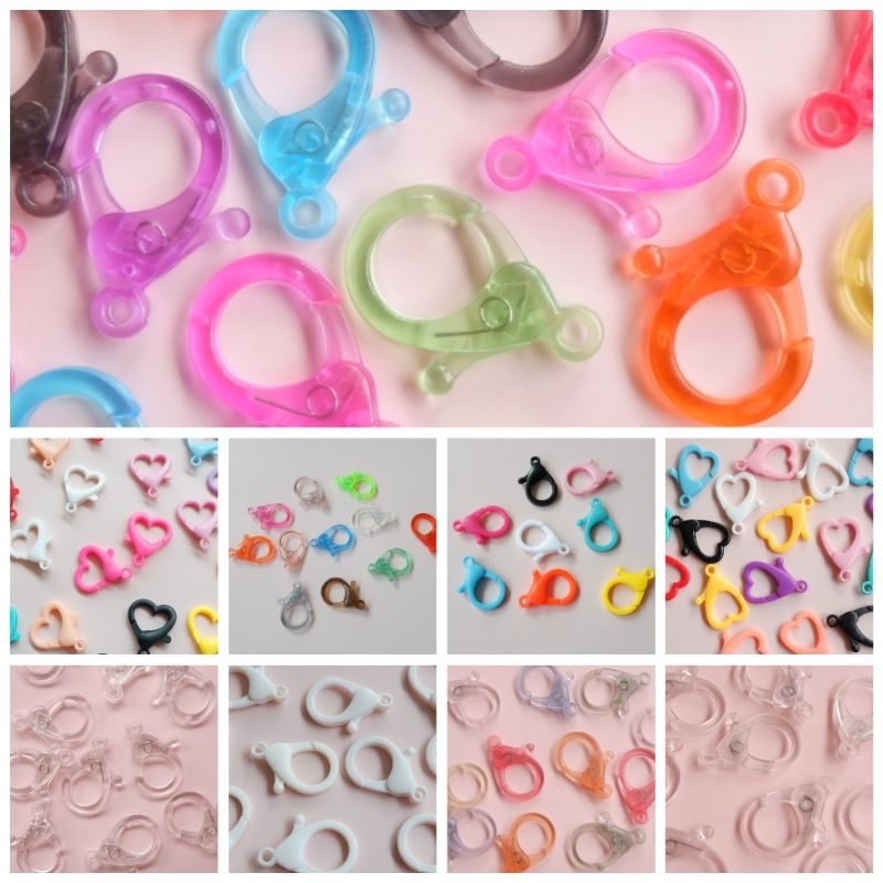 #ตะขอก้ามปู #เครื่องประดับ #DIY #ตะขอก้ามปูหัวใจ #เครื่องประดับทำมือ