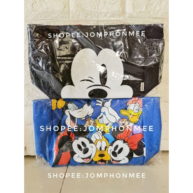 กระเป๋าผ้าแคนวาส ลายครบรอบ 100 ปี Disney -​ 7 Eleven