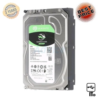 2 TB/4 TB/8 TB HDD SEAGATE BARRACUDA (5400RPM, 256MB, SATA-3, ST2000DM005) ฮาร์ดดิส ฮาร์ดดิสก์ ประกัน 3*2*0