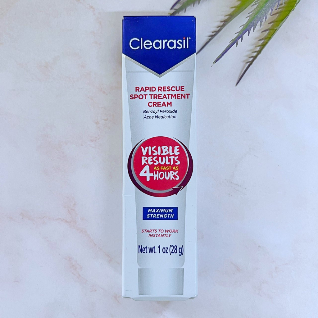 [Clearasil®] Rapid Rescue Spot Treatment Cream 28 g ครีมรักษาสิวภายใน 4 ชั่วโมง