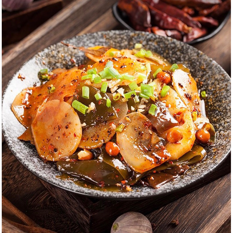 🥬ผักสดพร้อมต้ม สำหรับหม้อไฟ สะดวกพกพา 5ชนิด สูญญากาศ 150g 火锅蔬菜包 - รูปที่ 5