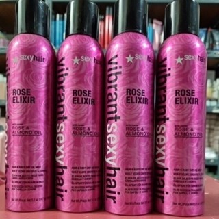 Sexyhair Rose Elixir -Hair &amp;body dry oil mist 165ml เป้นทรีตเม้นท์ในรุปแบบสเปรย์ออย กลิ่นหอมมากกกกก ส่วนผสมของกุหลาบช่วย