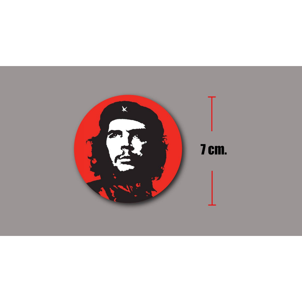 sticker pvc che สติกเกอร์ เช กูวาร่า งานออฟเซ็ทแท้ pvc กันน้ำ กันแดด
